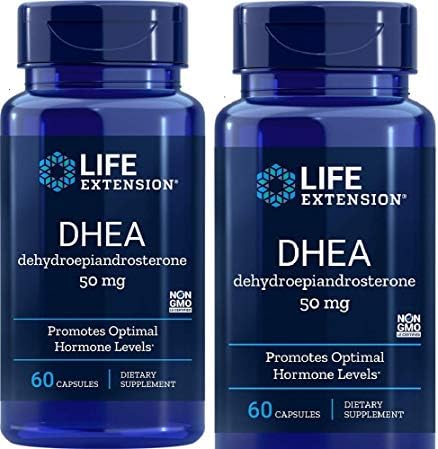 Life Extension, DHEA 50 Mg, 60-Capsules (2 Pack) Life Extension