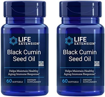 Life Extension Black Cumin Seed Oil, 60 softgels Life Extension (2 pack) Life Extension