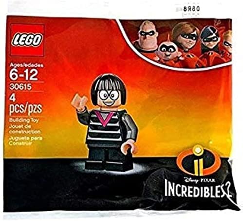 LEGO Edna Mode Exclusive Minifigure 30615 The Incredibles 2 Minifig Lego