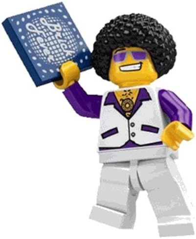 Минифигурка Disco Dude из серии 2, коллекционная игрушка с ярким дизайном Lego