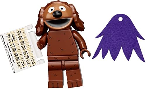 Минифигурка Rowlf из Маппетов, собака, аксессуары, менее 5 см Lego