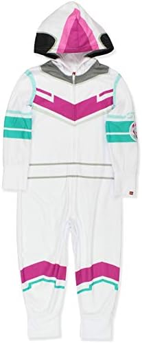 Lego Little Girls' General Sweet Mayhem Hooded Union Suit Pajamas (6-6X, White) Lego