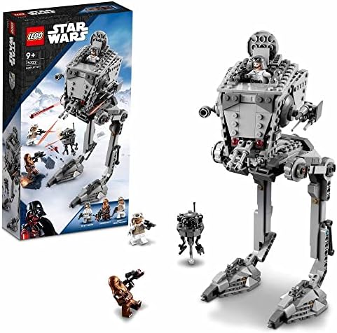 LEGO 75322 Star Wars at-ST on Hoth Chewbacca and Droid Figures Collectible Toy from The Empire Strikes Back Lego