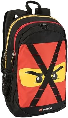 LEGO NINJAGO Future Kids School Backpack Bookbag, for Travel, On-the-Go, Back to School, Boys and Girls, with Adjustable Padded Straps, Lloyd Green Lego