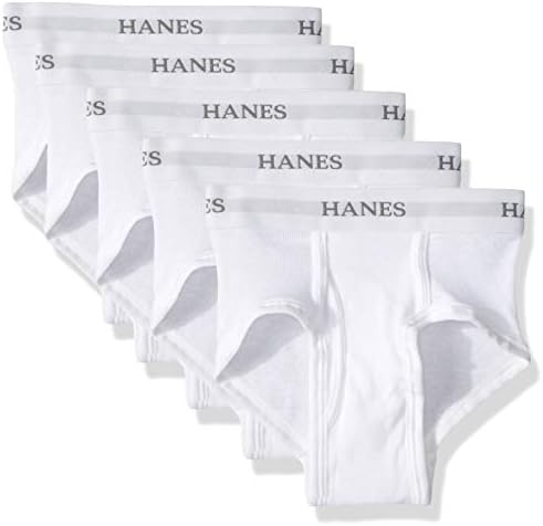 Hanes Boys' Boys' Ultimate White Briefs 5-Pack Hanes