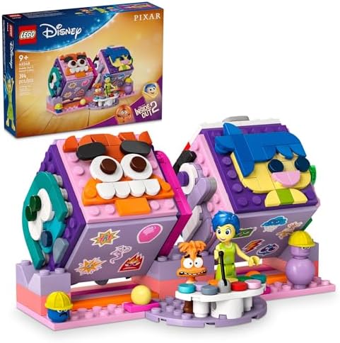 LEGO|Disney Inside Out 2 Mood Cubes from Pixar, Disney Toy Building Kit from The Movie, Fun Fantasy Toy to Share Emotions, Disney Gift Idea for Movie Fans, Girls and Boys, 43248 Lego