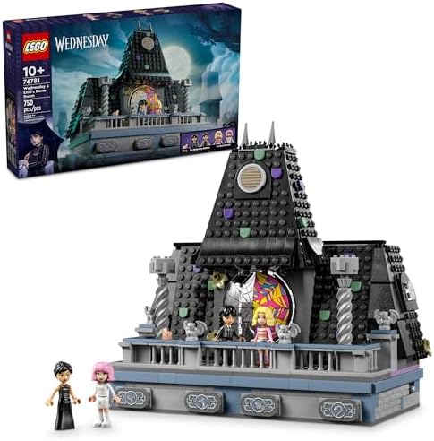 LEGO Wednesday & Enid's Dorm Room Playset - Building Toy for Pretend Play with 4 Minifigures - Wednesday Addams Doll for Kids, Girls & Boys, Ages 10+ - Gift Idea for Birthday - 76781 Lego