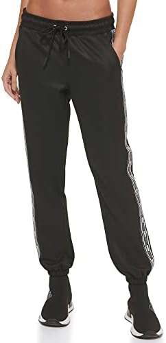 DKNY Women's Logo Stripe Jogger Pockets DKNY