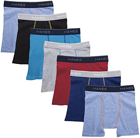 Hanes Boys' and Toddler Comfort Flex Waistband Boxer Briefs Multiple Packs Available (Assorted/Colors May Vary) Hanes