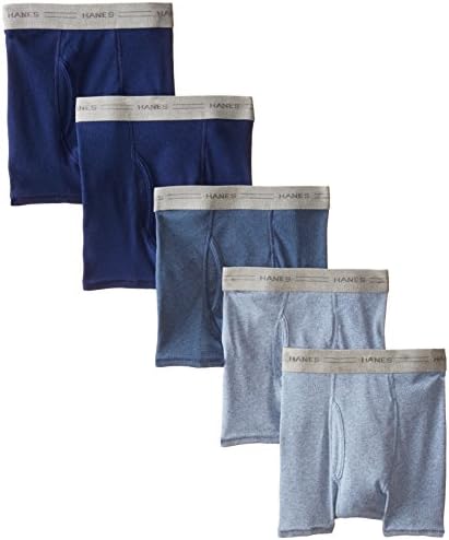 Hanes Boys' Boxer Brief, Assorted, Small (Pack of 5) Hanes