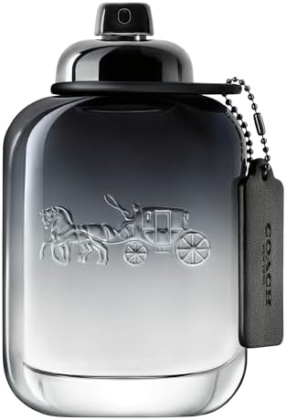 Coach for Men Eau de Toilette - Long Lasting Fragrance with notes of Pear Nashi, Cardamom & Vetiver - Fougere & Woody - 3.3 fl. oz. Coach