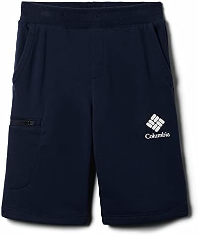 Columbia Kids & Baby Big Boys Branded French Terry Short, Collegiate Navy, Large Columbia