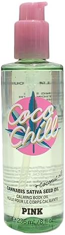 Victoria's Secret Pink Coco Chill Calming Body Oil 8 Fl Oz Victoria's Secret