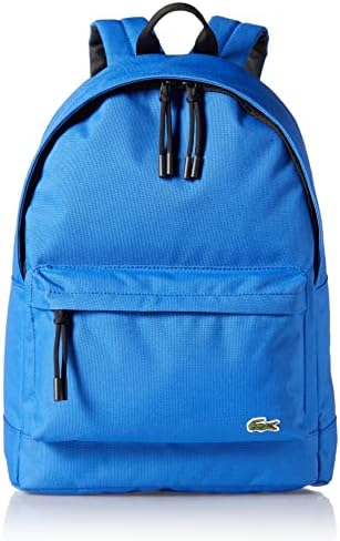 Lacoste Men's Sinpople Monogramme Backpack, Black, One Size Lacoste