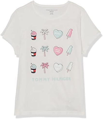 Tommy Hilfiger Girls' Adaptive Sensory T-Shirt Tommy Hilfiger