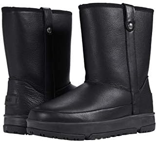 Женские зимние ботинки UGG Classic Weather Short из водонепроницаемой кожи с высокой амортизацией Ugg