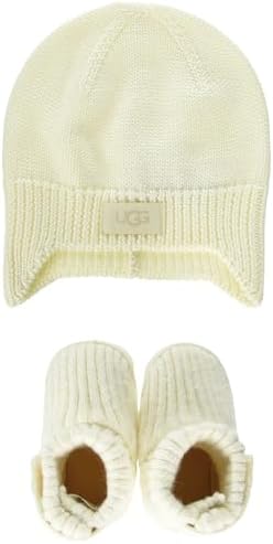 UGG Baby-Boy's I Skylar Beanie Gift Set Slipper UGG