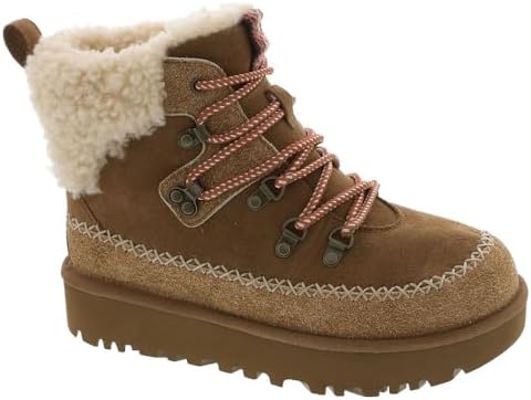 Женские ботинки UGG Classic Alpine с замшевым верхом и улучшенным сцеплением Ugg