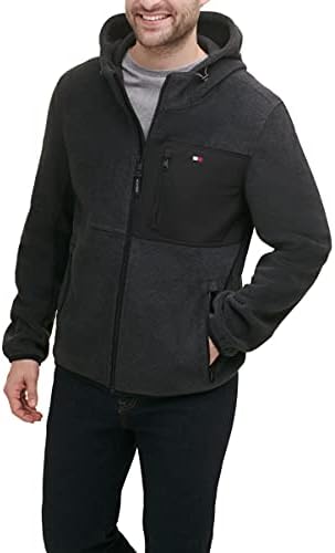 Tommy Hilfiger Men's Hooded Performance Fleece Jacket Tommy Hilfiger