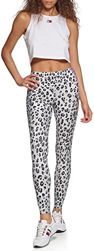 Tommy Hilfiger Women's High Rise Cheetah Print Full Length Legging Tommy Hilfiger