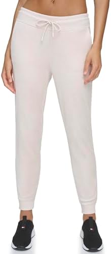 Tommy Hilfiger Women's Drawcord Waist Easy Fit Velour Jogger Tommy Hilfiger