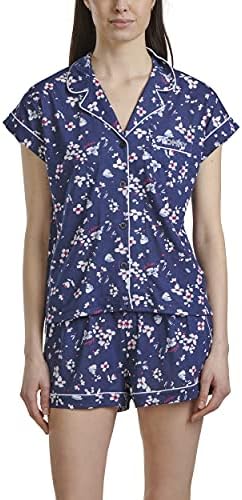 Tommy Hilfiger Women's Girlfriend Top and Bottom Short Sleep Set Tommy Hilfiger