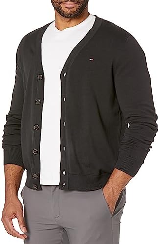 Tommy Hilfiger Men's Cotton Cardigan Sweater Tommy Hilfiger