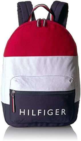 Tommy Hilfiger Unisex Patriot Colorblock Canvas Backpack Tommy Hilfiger