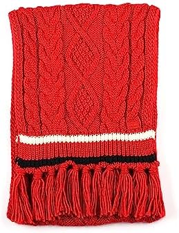 Tommy Hilfiger Women's Cable With Stripe Scarf Tommy Hilfiger