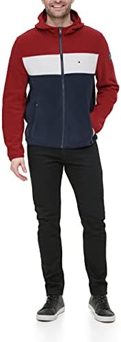 Tommy Hilfiger Men's Hooded Polar Fleece Jacket Tommy Hilfiger