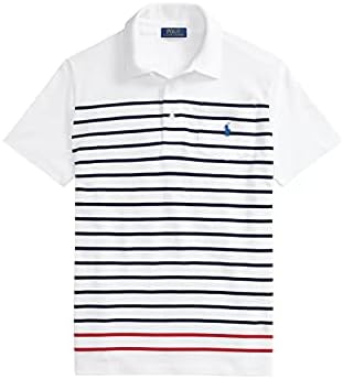 Polo Ralph Lauren Boy`s Striped Cotton Mesh Polo Shirt Polo Ralph Lauren