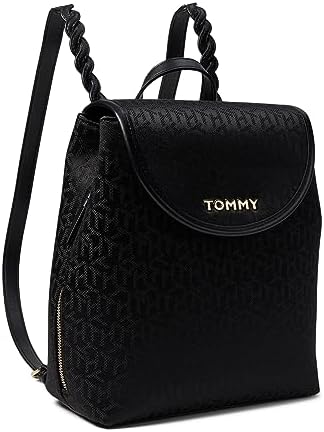 Tommy Hilfiger Keylee Backpack Jacquard Black Tonal One Size Tommy Hilfiger