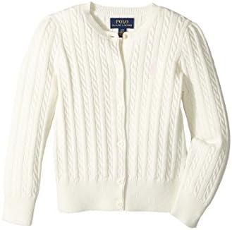 Polo Ralph Lauren Kids Girl's Cable Knit Cotton Cardigan (Little Kids/Big Kids) Polo Ralph Lauren