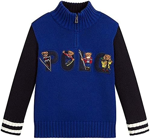 Polo Ralph Lauren Boy's Ski Bear Half-Zip Sweater Polo Ralph Lauren