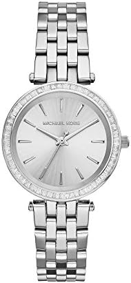 Michael Kors Darci Three-Hand Watch with Glitz Accents, 33mm Michael Kors