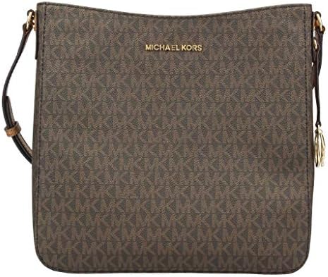 Michael Kors Jet Set Travel Large Messenger Brown One Size Michael Kors