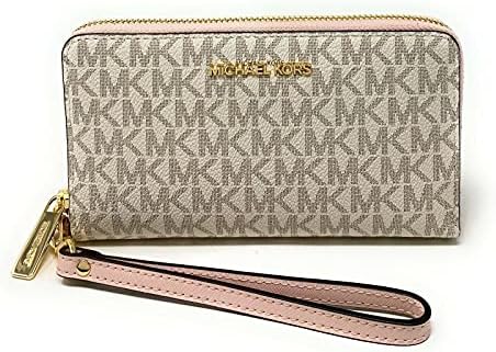 Michael Kors Women's Jet Set Travel Multifunction Phone Case (vanilla softpink) Michael Kors