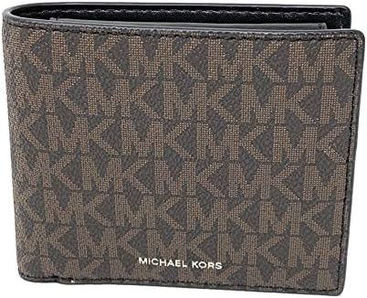 Мужской кожаный бумажник Cooper с монетницей и 4 слотами для карт Michael Kors