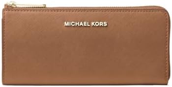 Michael Kors Jet Set Travel Large Three Quarter Zip Around Leather Wallet Michael Kors