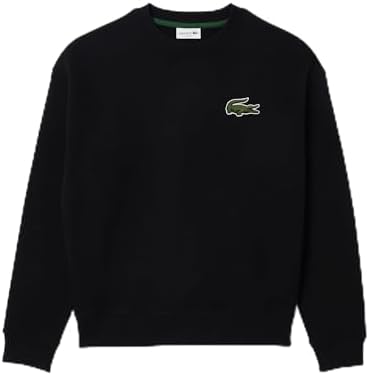 Lacoste Men's Long Sleeve Graphic Patch on Left Chest Sweatshirt Lacoste