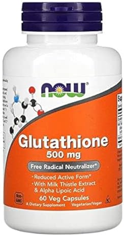 Now Foods - Glutathione Cellular Antioxidant 500 mg. - 60 Vegetarian Capsules NOW Foods