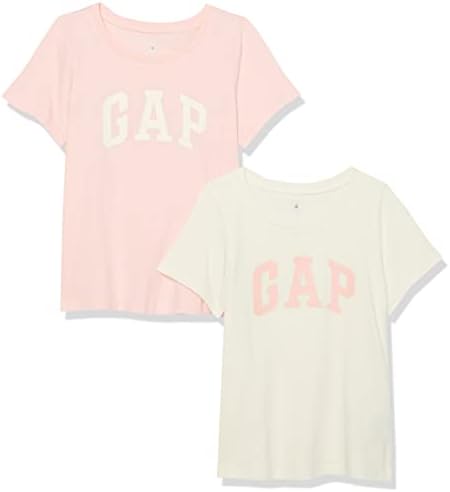 GAP Baby Girls' 2-Pack Short Sleeve Logo Tee T-Shirt Gap