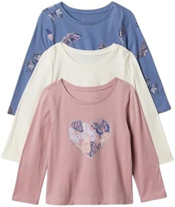 GAP Baby Girls' 3 Pack Long Sleeve Top Gap