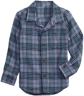 GAP Baby Boys' Long Sleeve Flannel Button-Down Shirt Gap