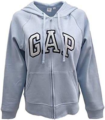 Gap Factory Womens Fleece Arch Logo Full Zip Hoodie Gap