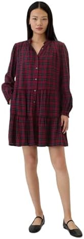 GAP Women's Long Sleeve Flannel Dress Gap