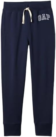 GAP Boys' Heritage Logo Pull-On Jogger Sweatpants, Tapestry Navy 2 L Gap