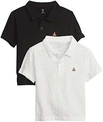 GAP Boys' Knit Jersey Polo Shirt 2 Pack Gap