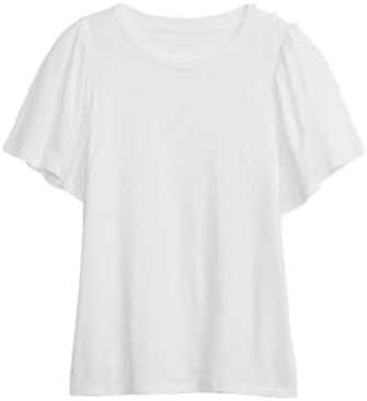 GAP Women's Flutter Sleeve T-Shirt Gap