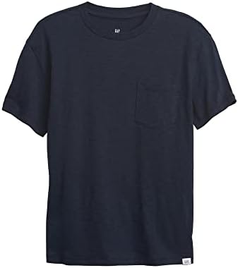 GAP Boys' Pocket Crew T-Shirt Gap